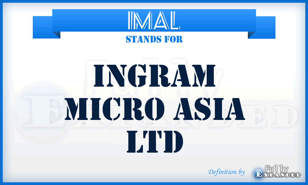 IMAL - Ingram Micro Asia Ltd