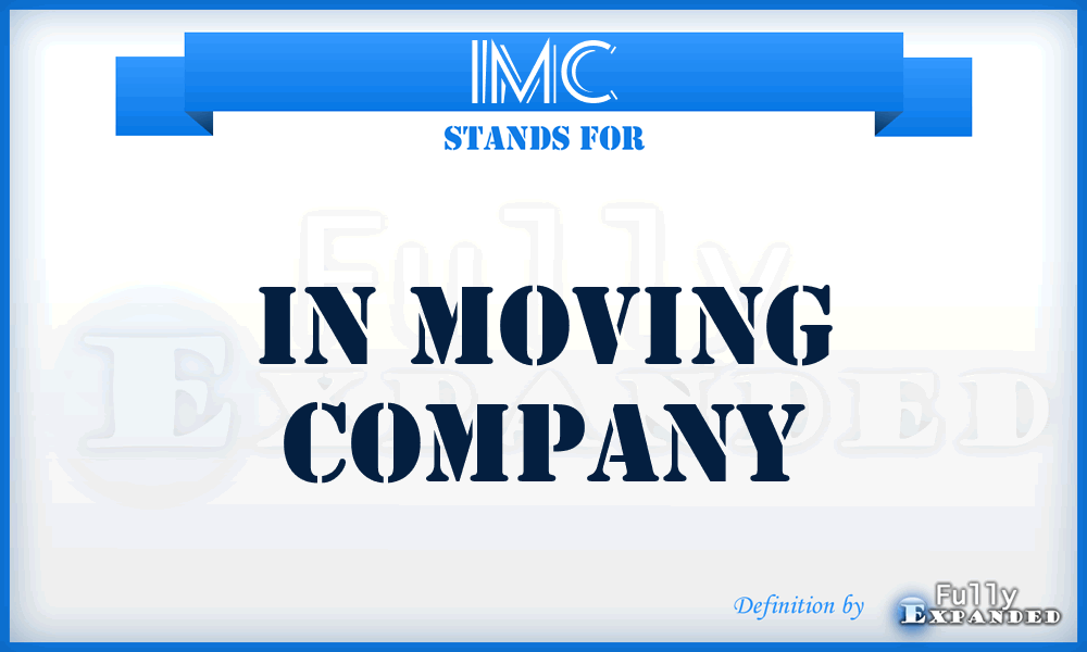 IMC - In Moving Company