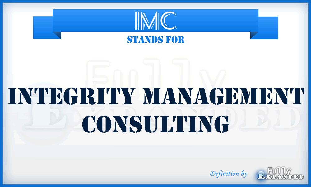 IMC - Integrity Management Consulting