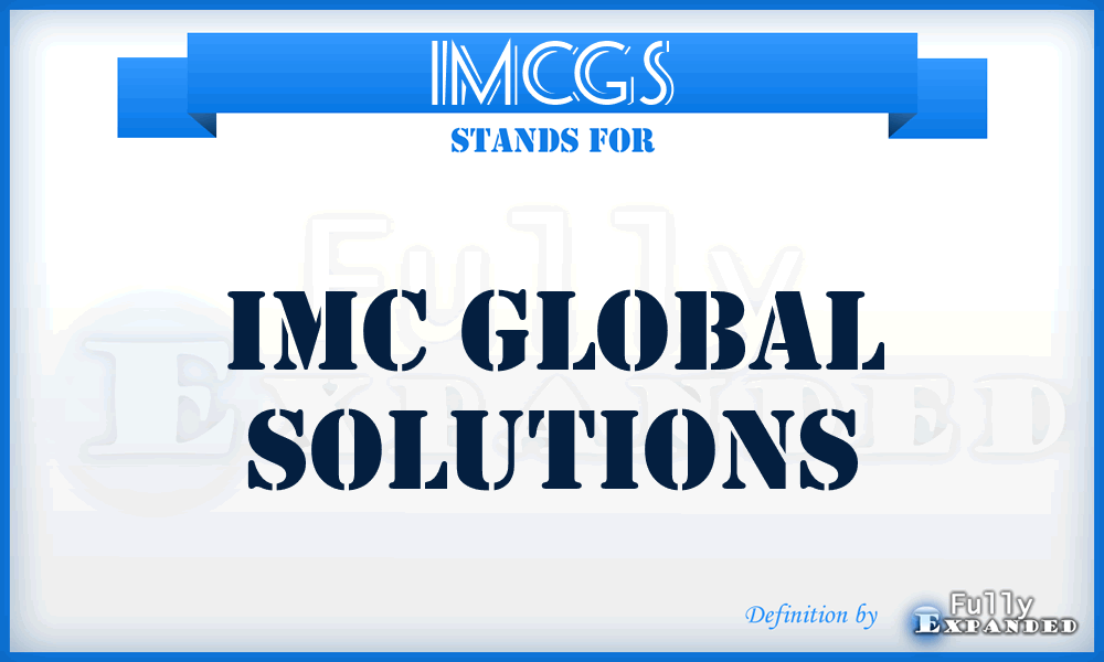 IMCGS - IMC Global Solutions