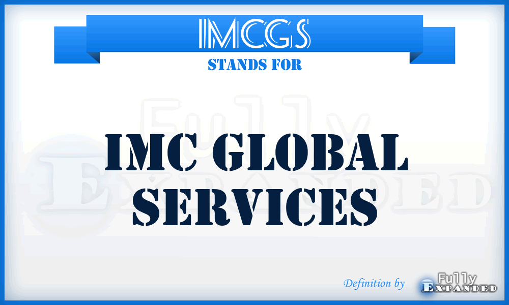 IMCGS - IMC Global Services