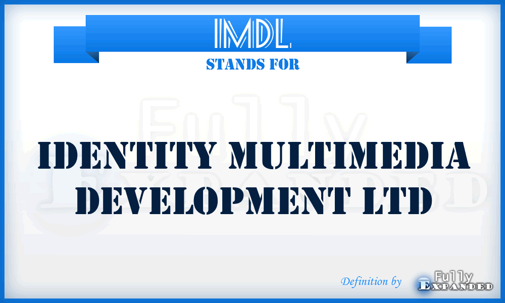IMDL - Identity Multimedia Development Ltd