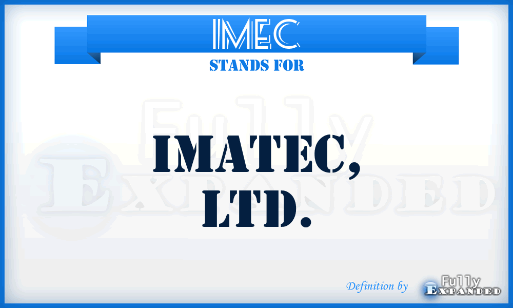 IMEC - Imatec, LTD.