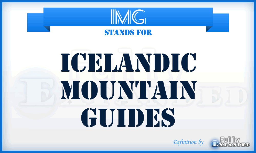 IMG - Icelandic Mountain Guides