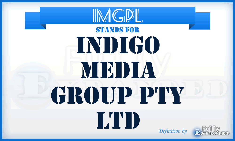 IMGPL - Indigo Media Group Pty Ltd