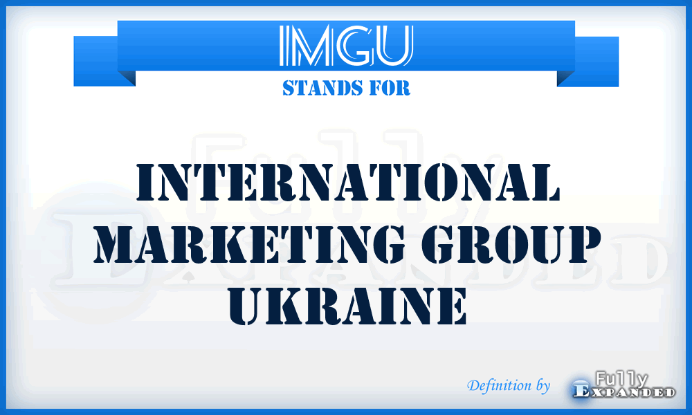 IMGU - International Marketing Group Ukraine