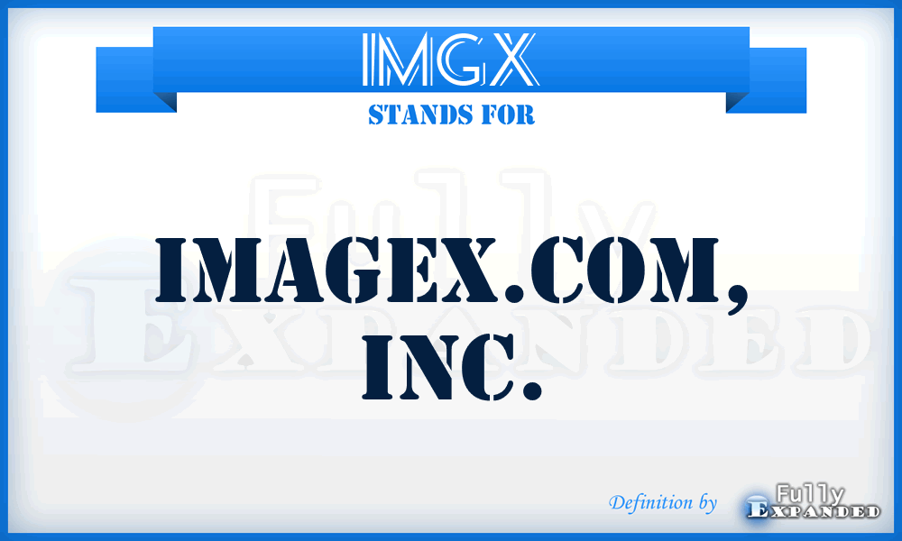 IMGX - ImageX.com, Inc.