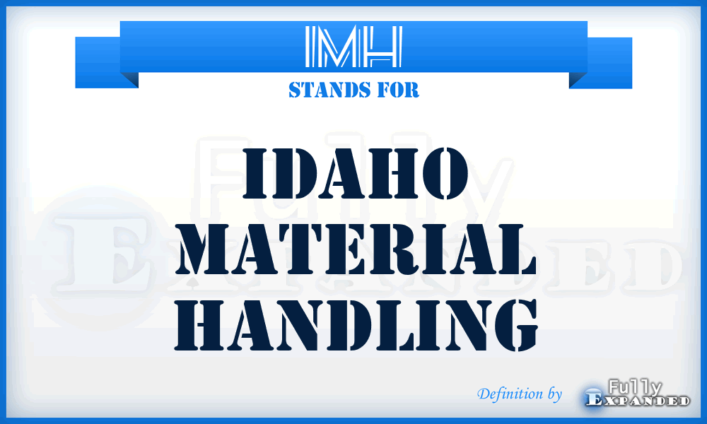 IMH - Idaho Material Handling