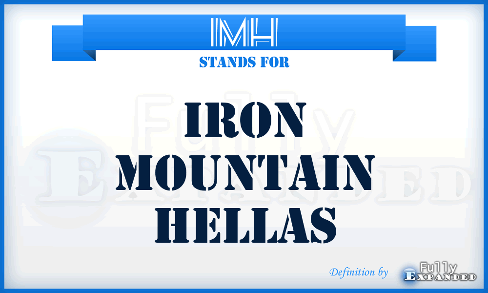 IMH - Iron Mountain Hellas