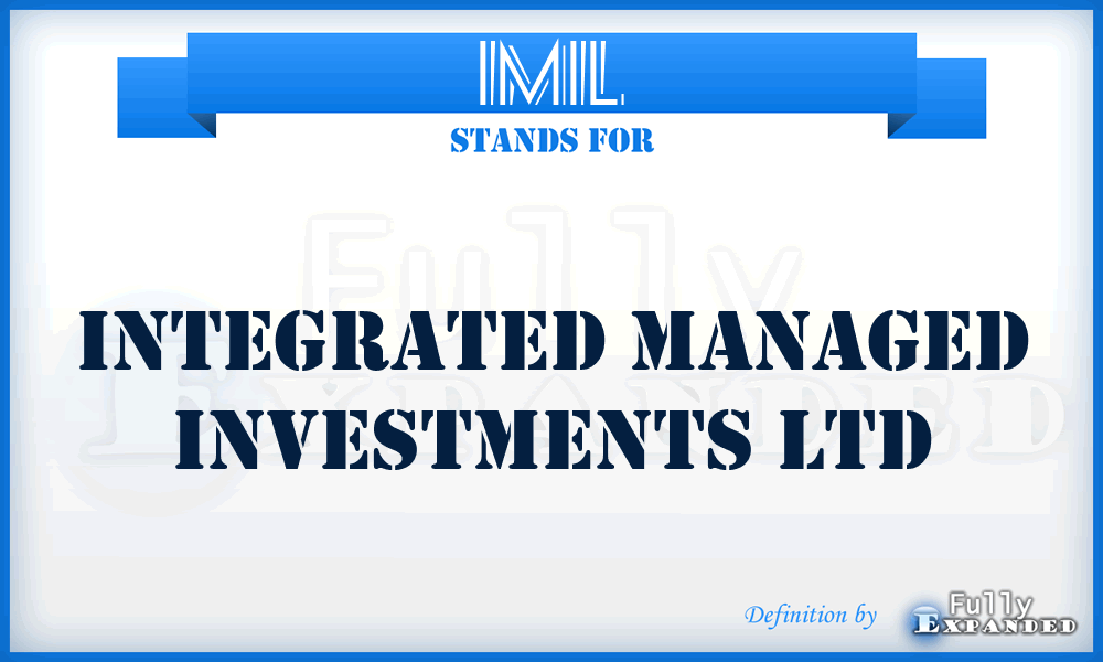 IMIL - Integrated Managed Investments Ltd