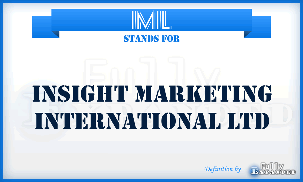 IMIL - Insight Marketing International Ltd