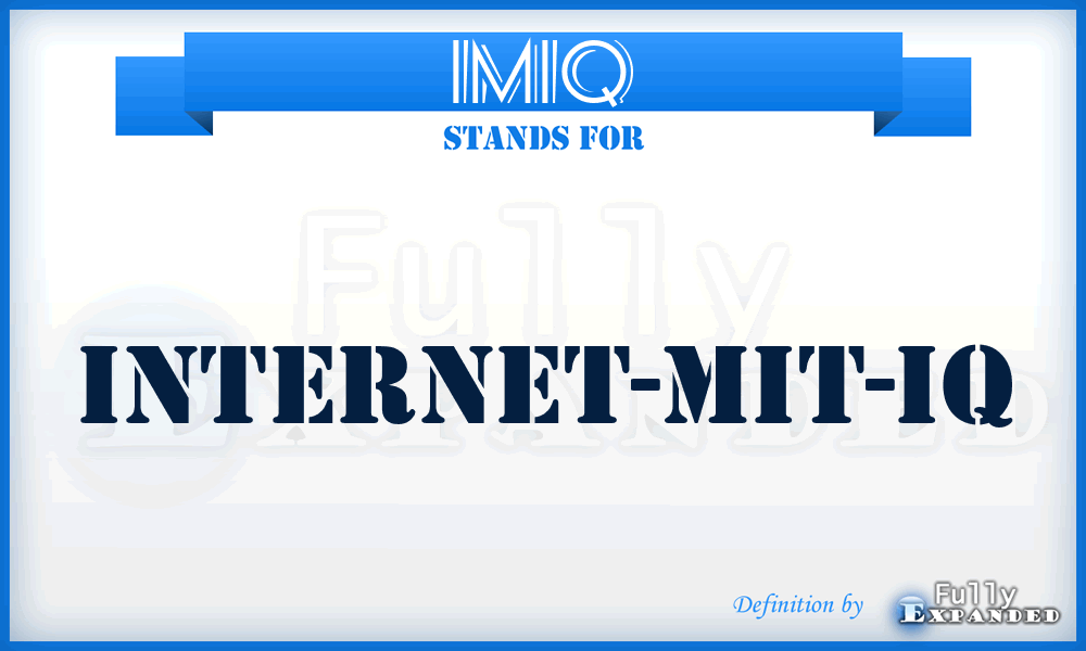 IMIQ - Internet-Mit-IQ