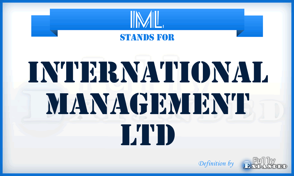 IML - International Management Ltd