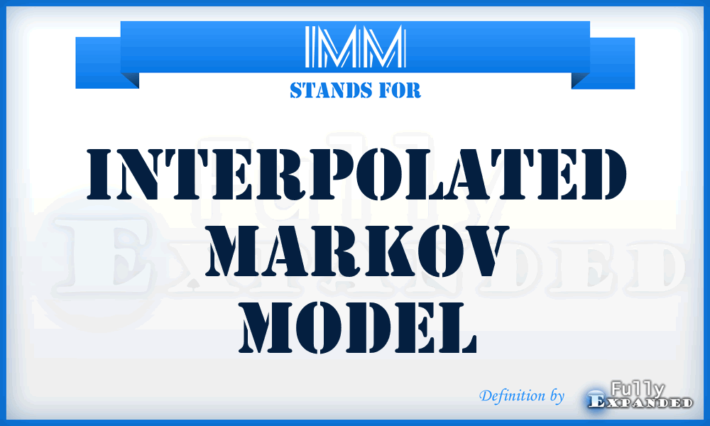 IMM - Interpolated Markov Model