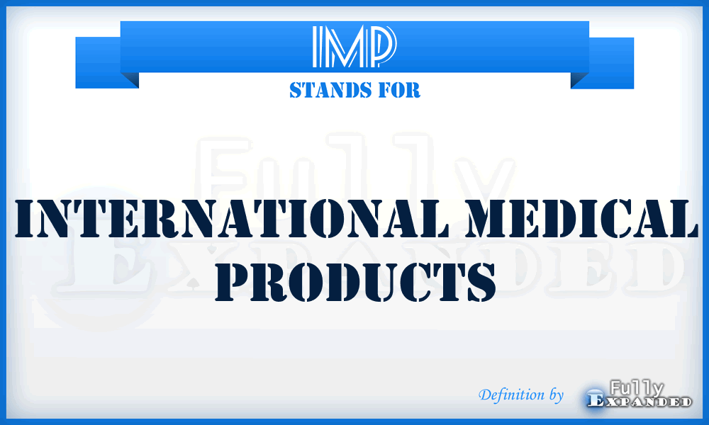 IMP - International Medical Products