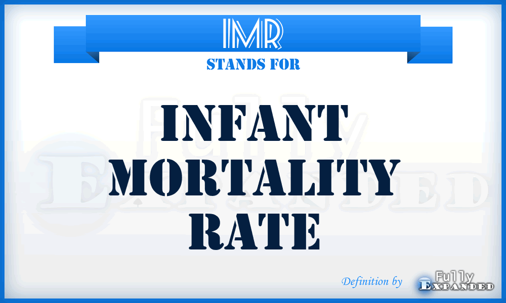 IMR - Infant Mortality Rate