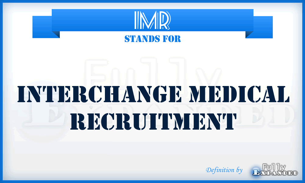 IMR - Interchange Medical Recruitment