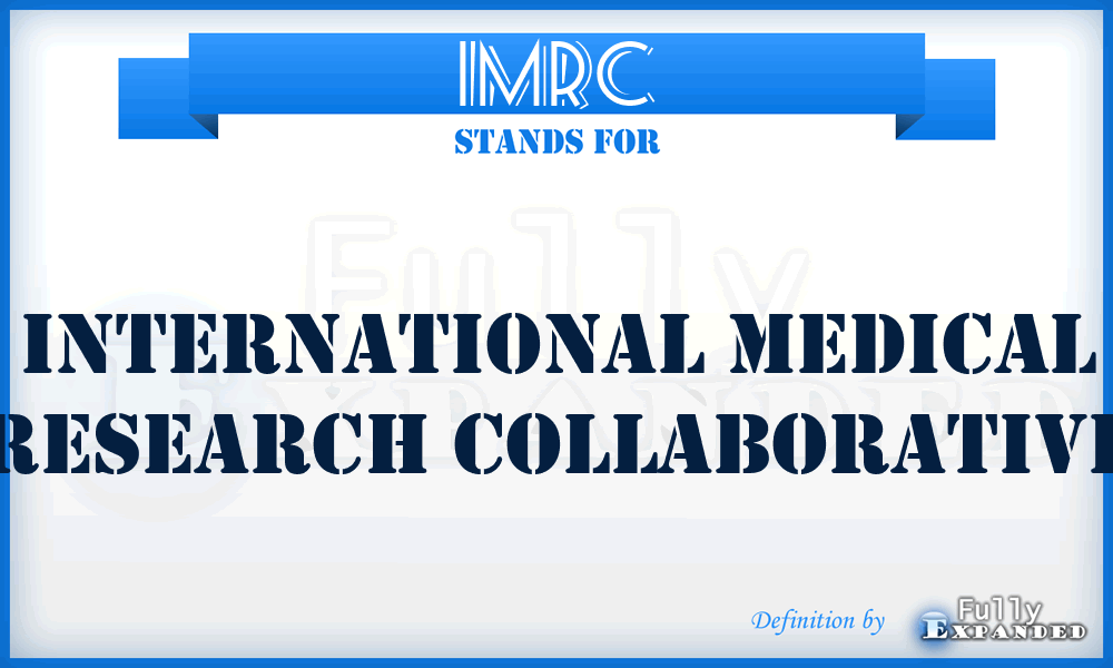 IMRC - International Medical Research Collaborative
