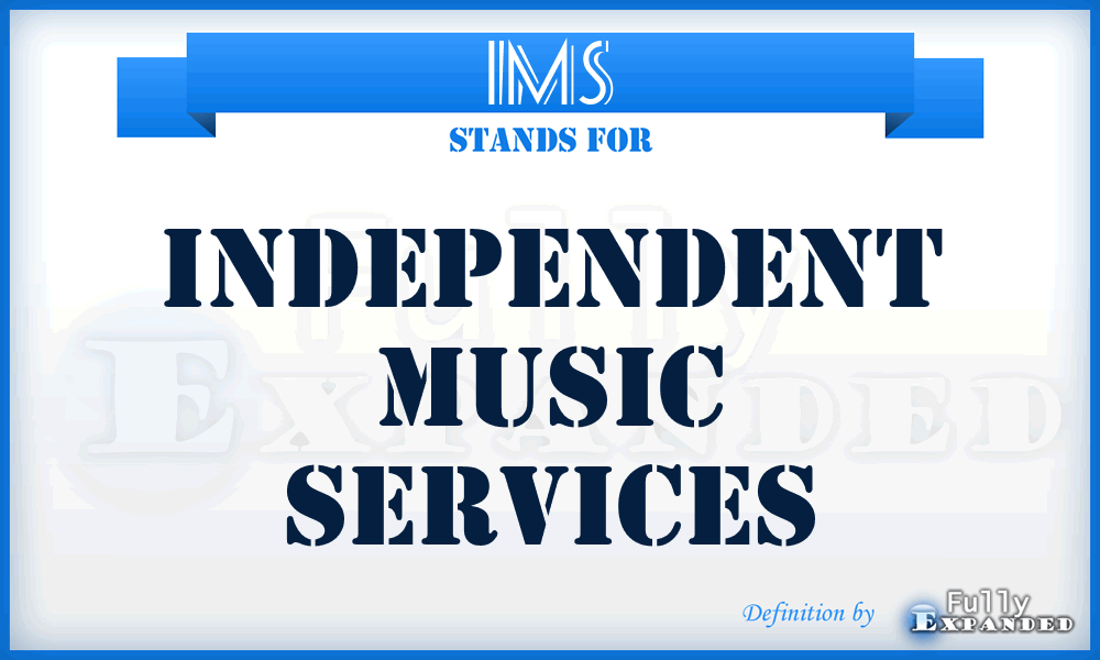 IMS - Independent Music Services