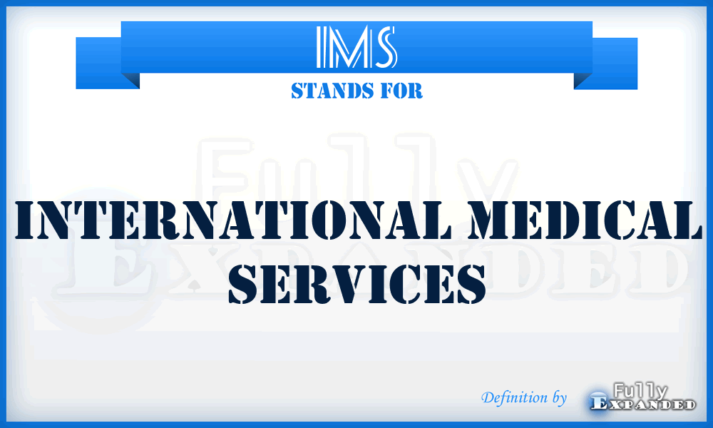 IMS - International Medical Services