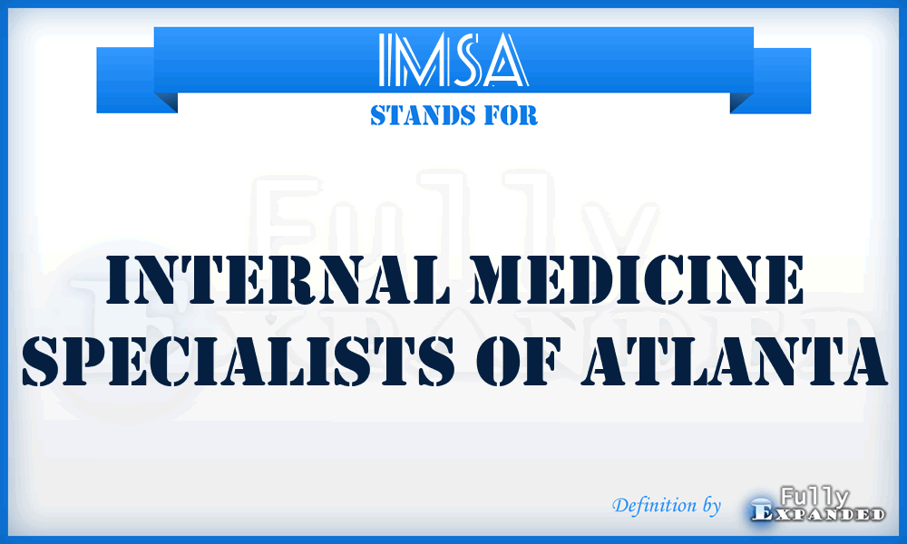 IMSA - Internal Medicine Specialists of Atlanta