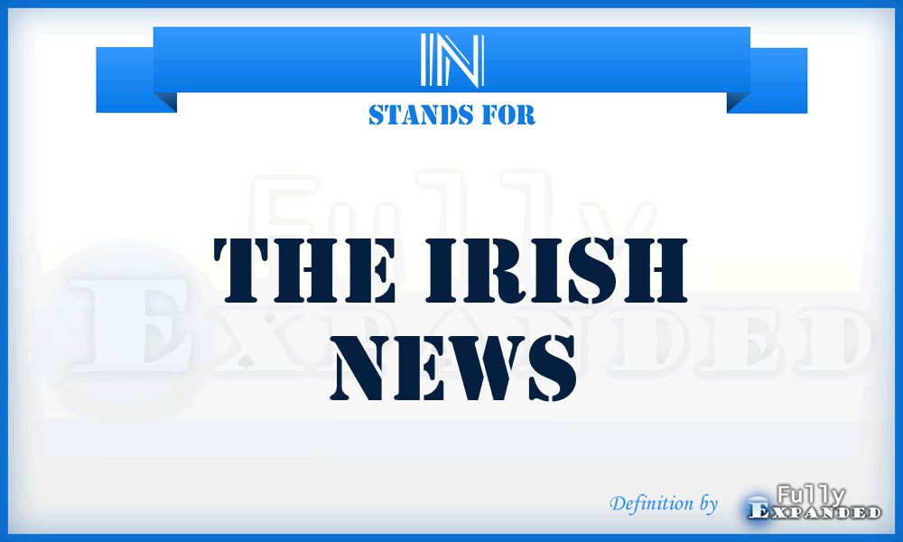 IN - The Irish News