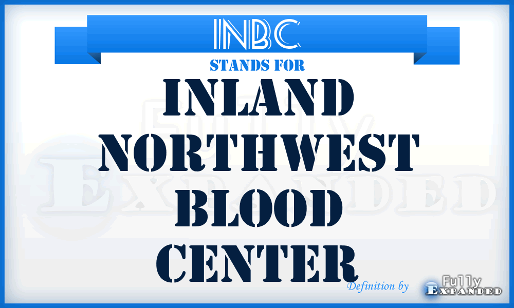 INBC - Inland Northwest Blood Center