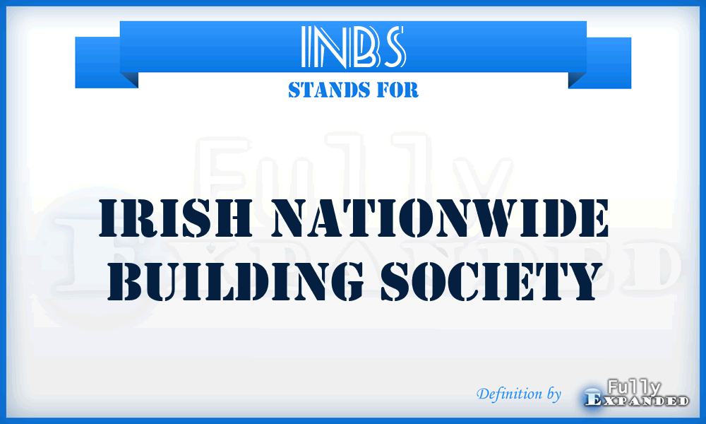 INBS - Irish Nationwide Building Society