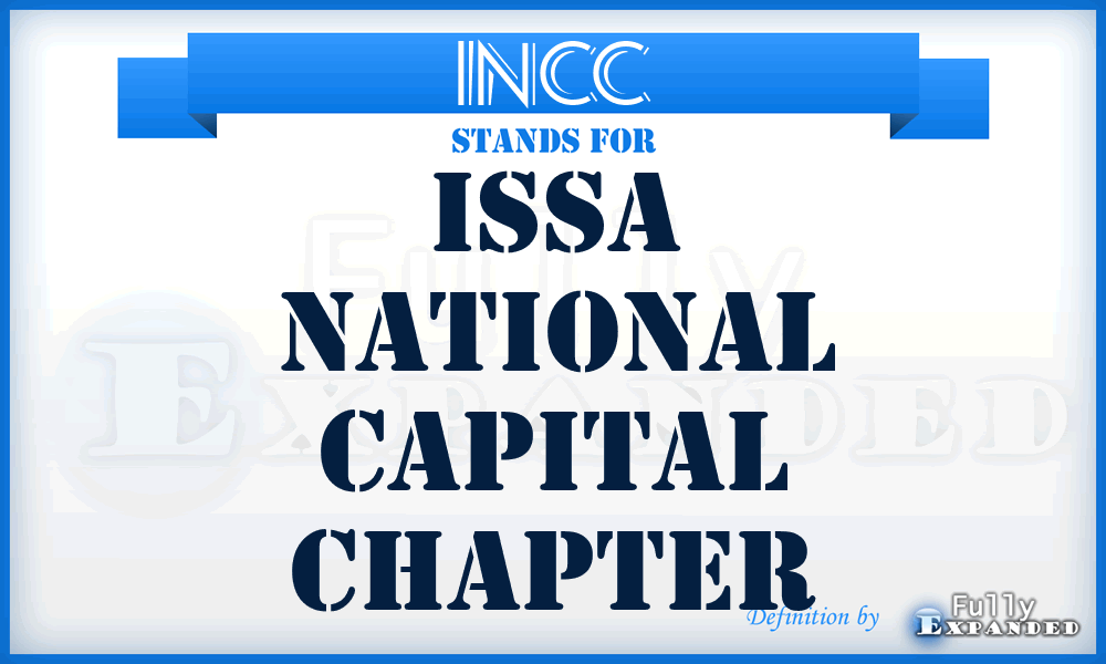 INCC - Issa National Capital Chapter