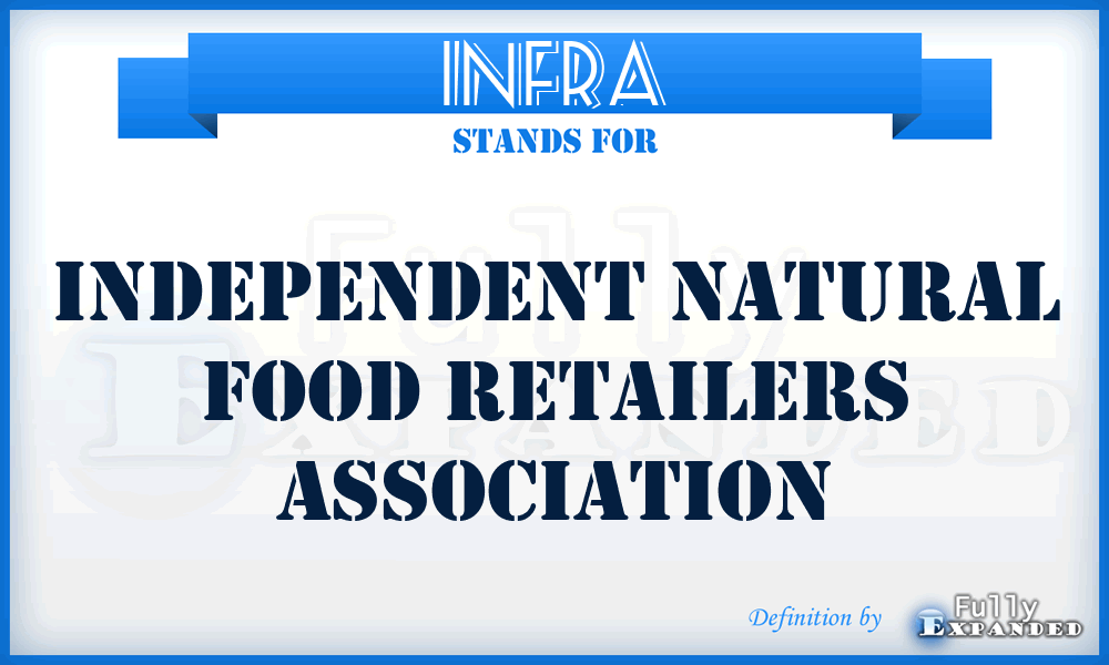 INFRA - Independent Natural Food Retailers Association