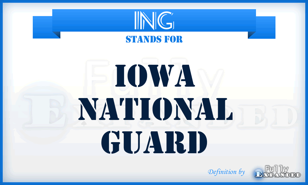 ING - Iowa National Guard