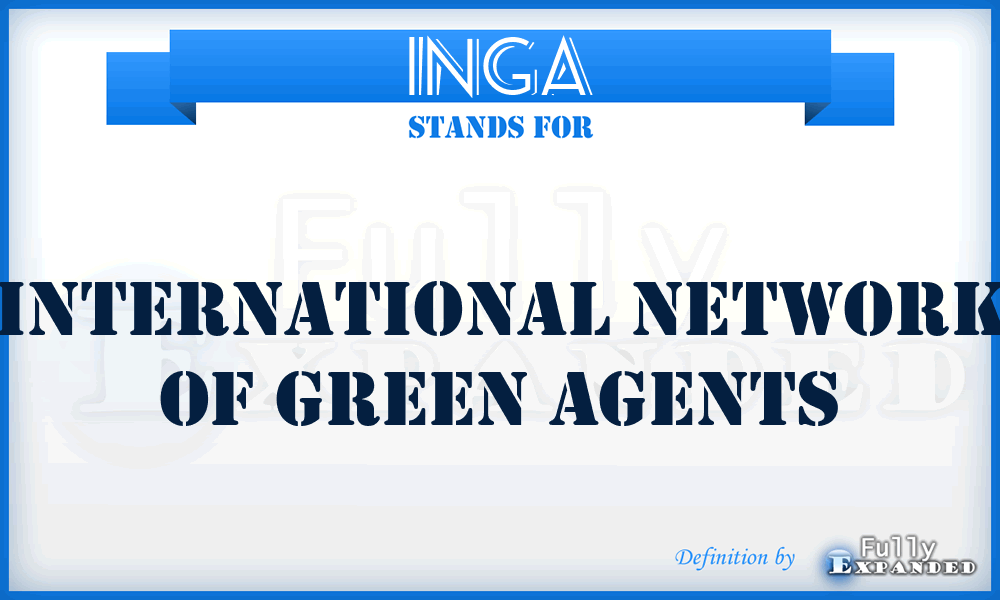 INGA - International Network of Green Agents