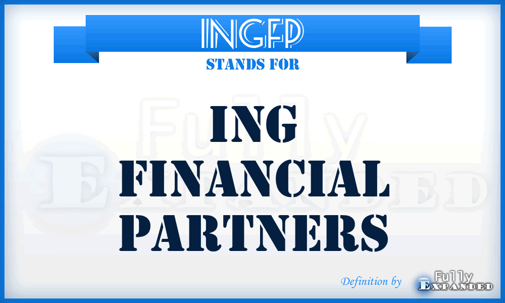 INGFP - ING Financial Partners