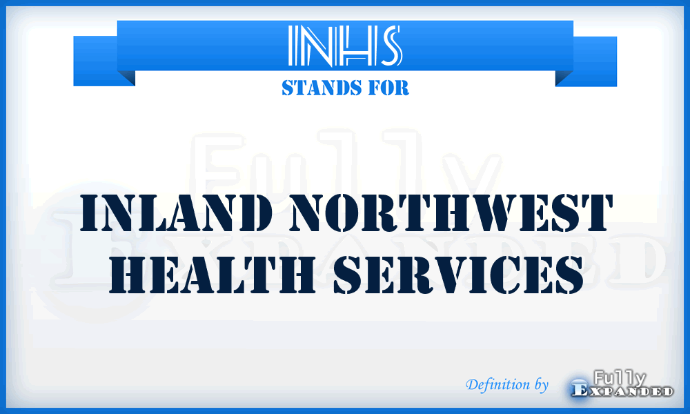INHS - Inland Northwest Health Services