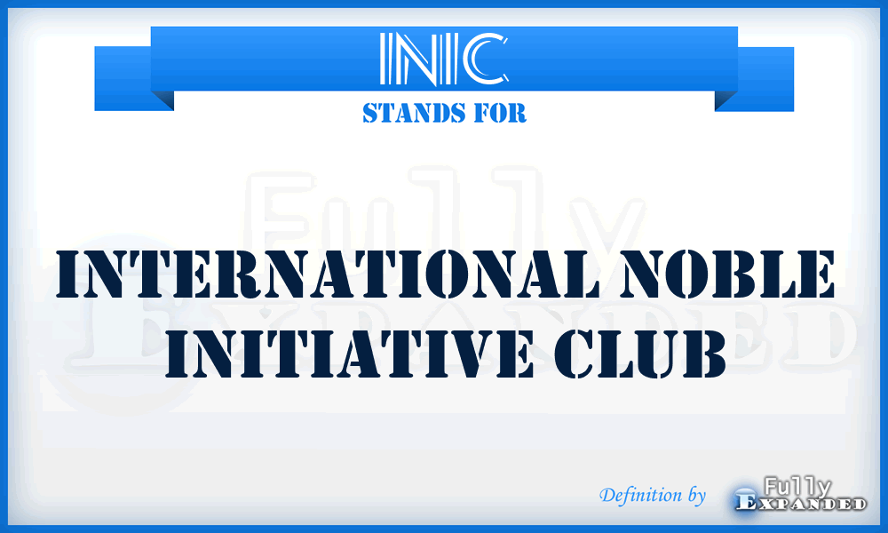 INIC - International Noble Initiative Club