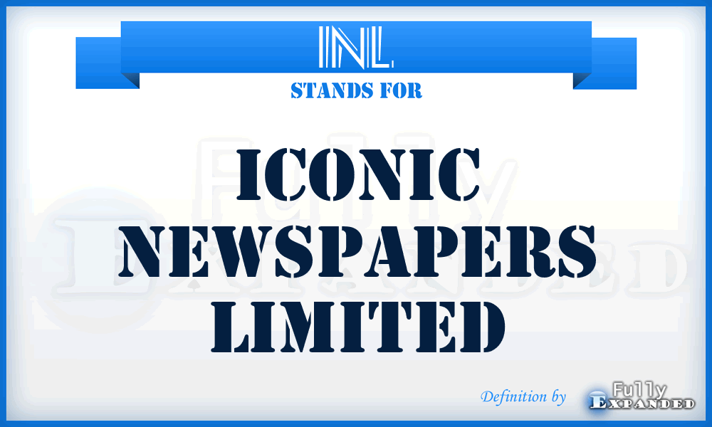 INL - Iconic Newspapers Limited