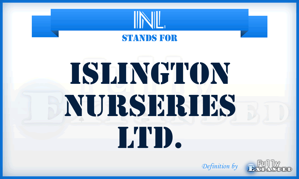 INL - Islington Nurseries Ltd.