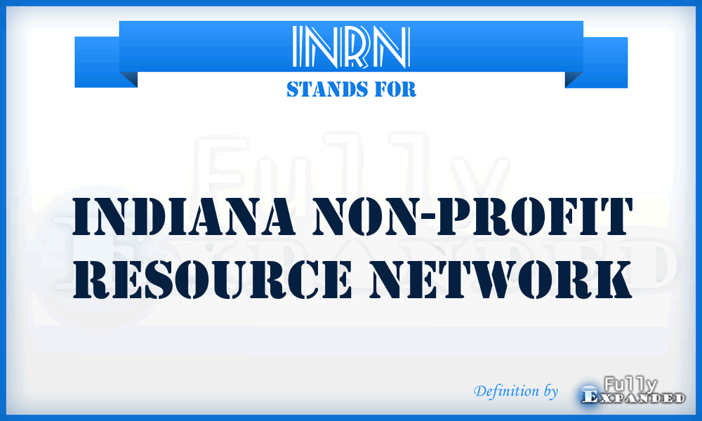 INRN - Indiana Non-profit Resource Network