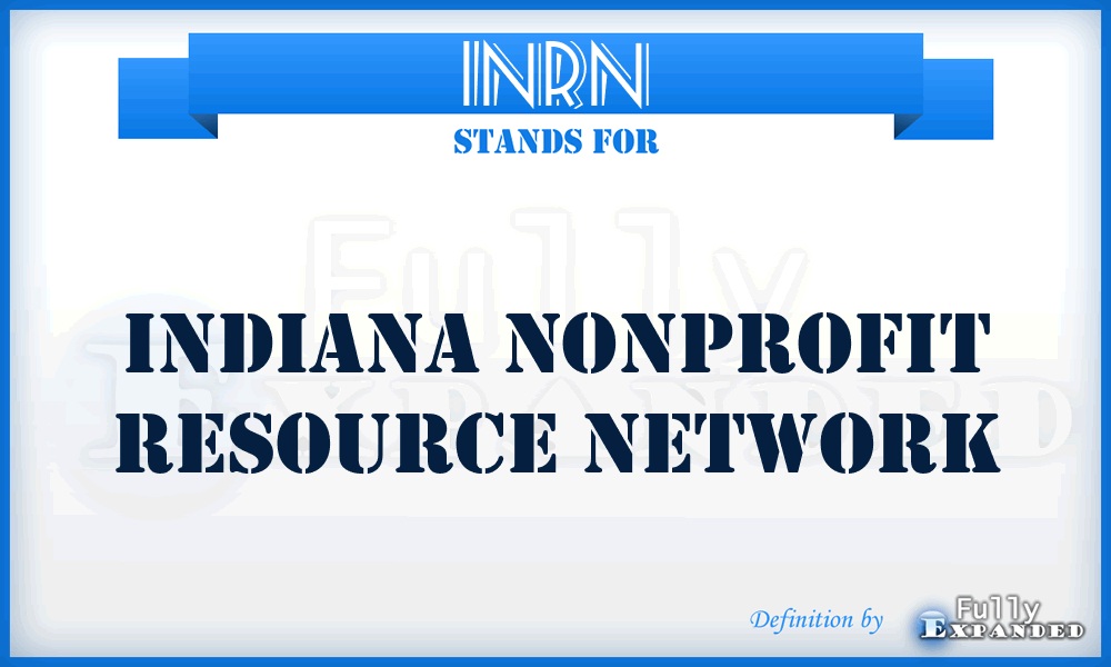 INRN - Indiana Nonprofit Resource Network