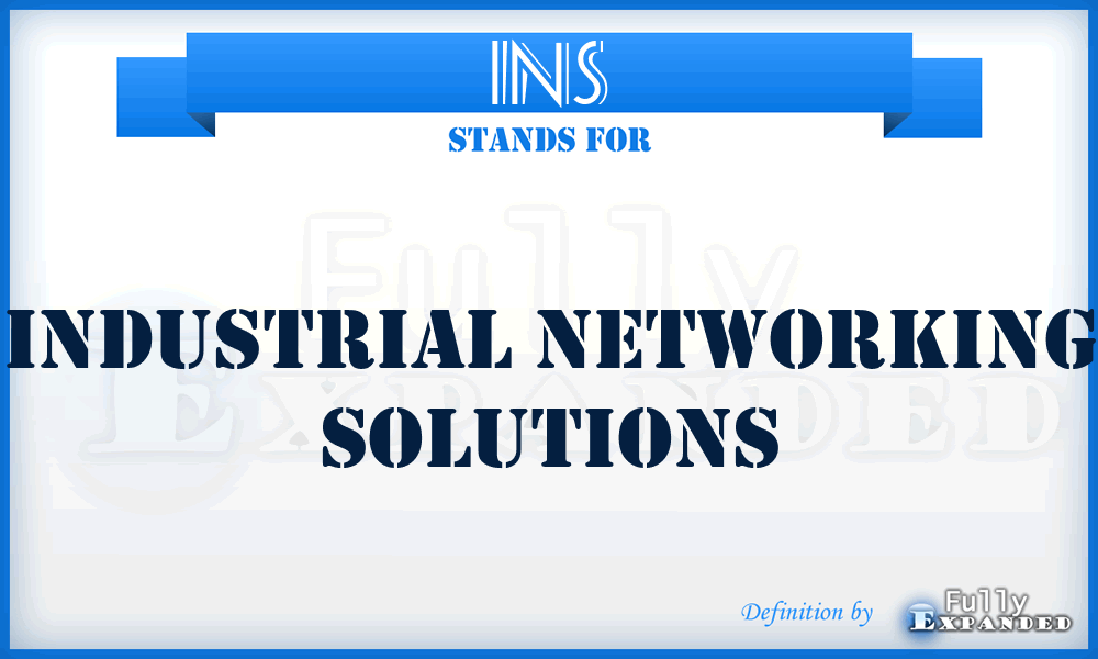 INS - Industrial Networking Solutions