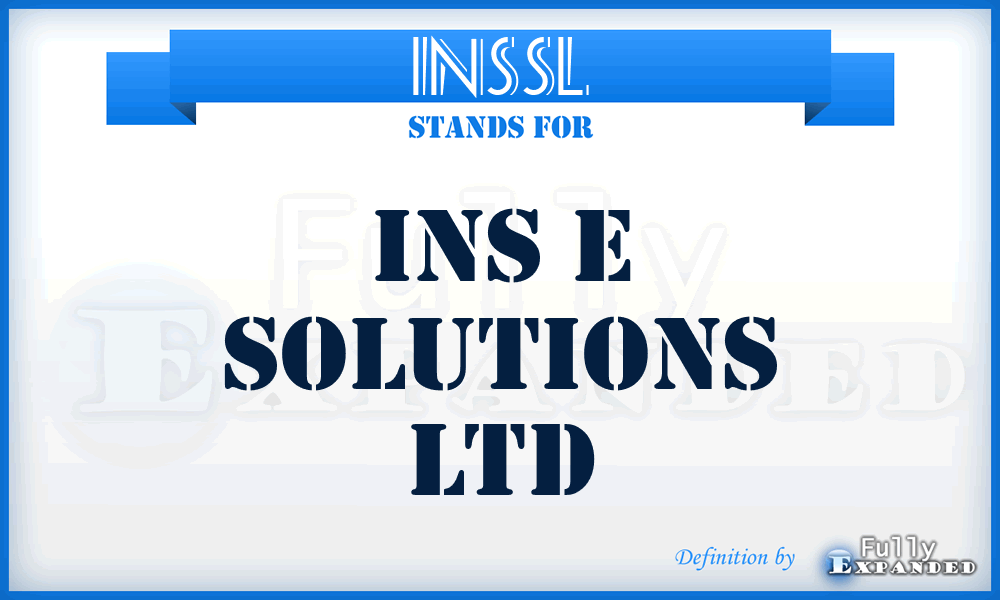 INSSL - INS e Solutions Ltd
