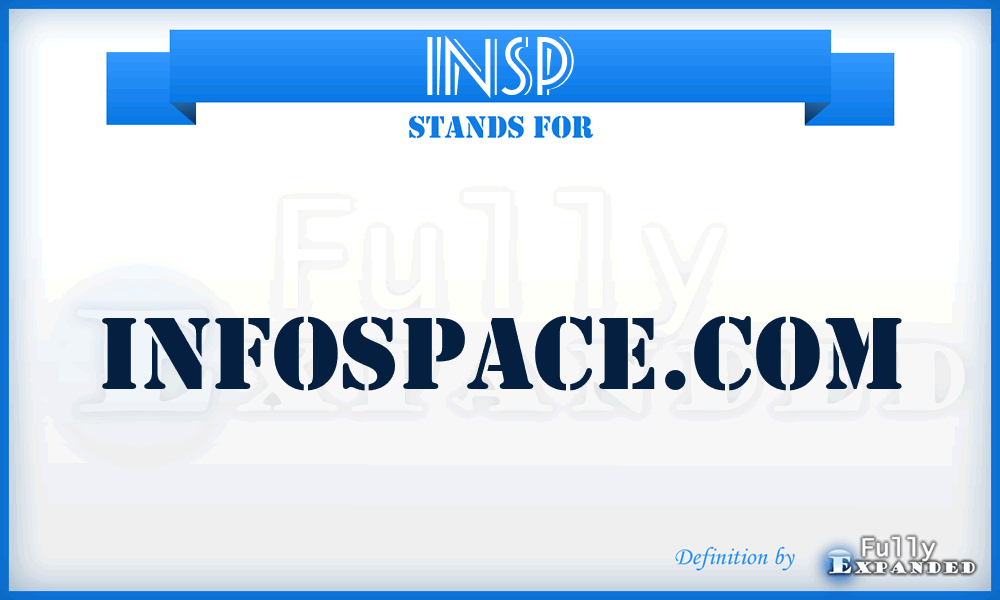 INSP - Infospace.Com