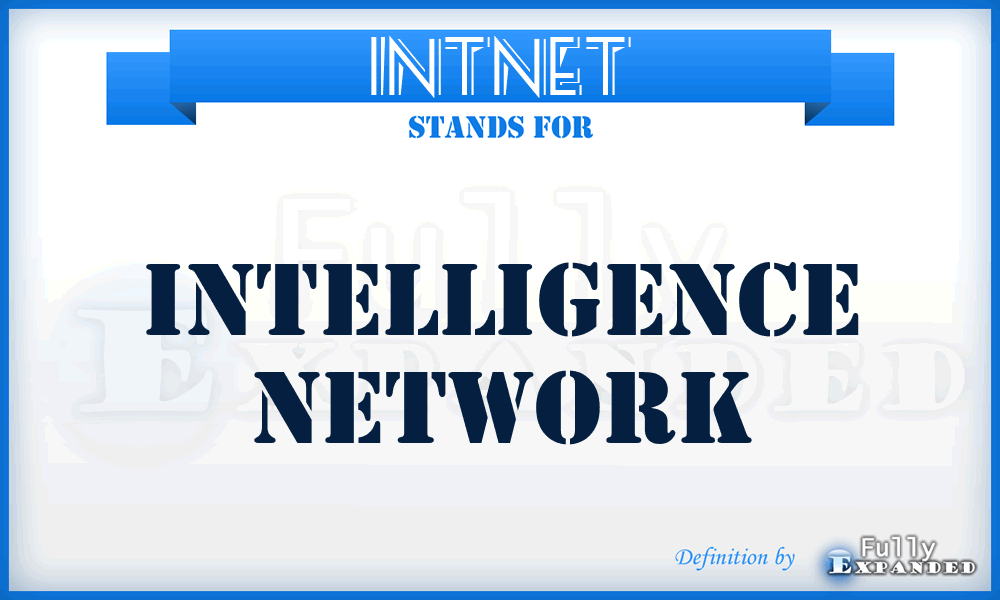 INTNET - intelligence network