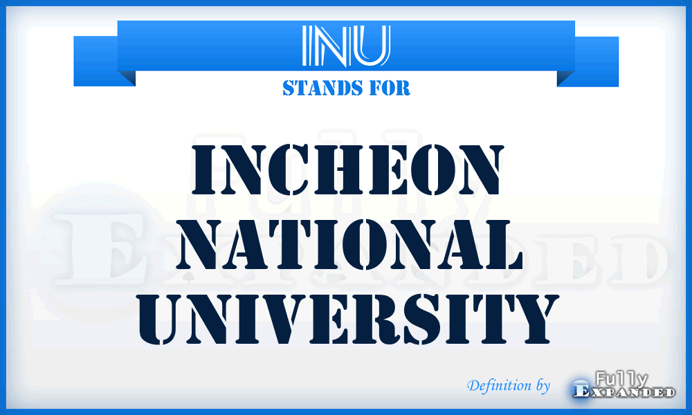 INU - Incheon National University