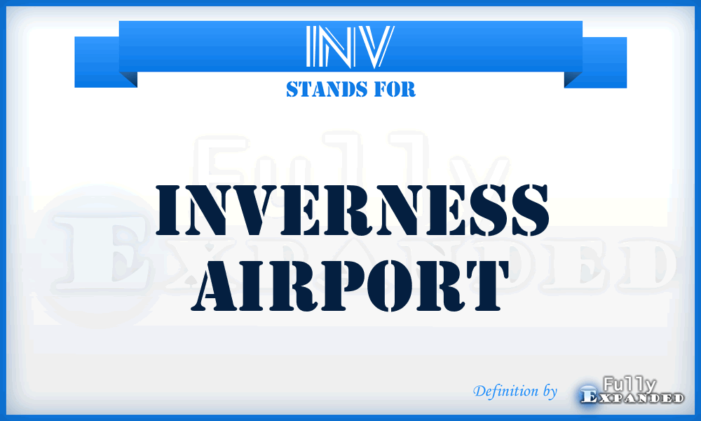 INV - Inverness airport