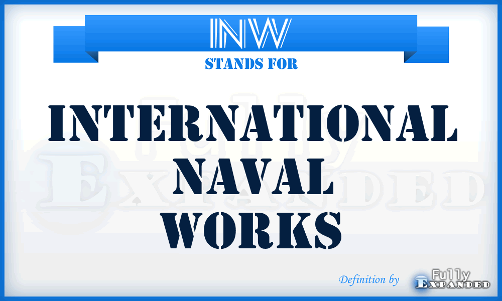INW - International Naval Works