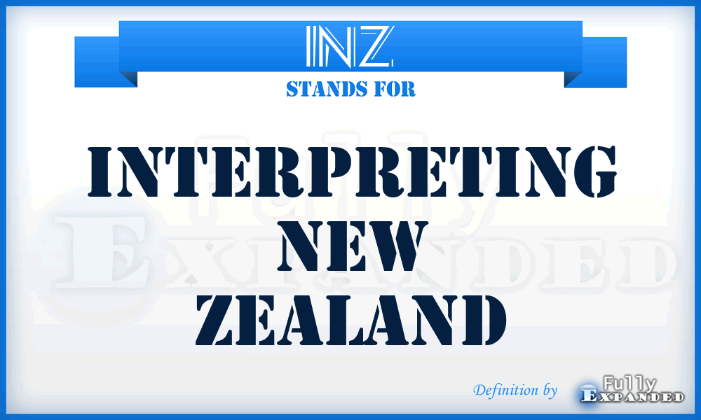 INZ - Interpreting New Zealand