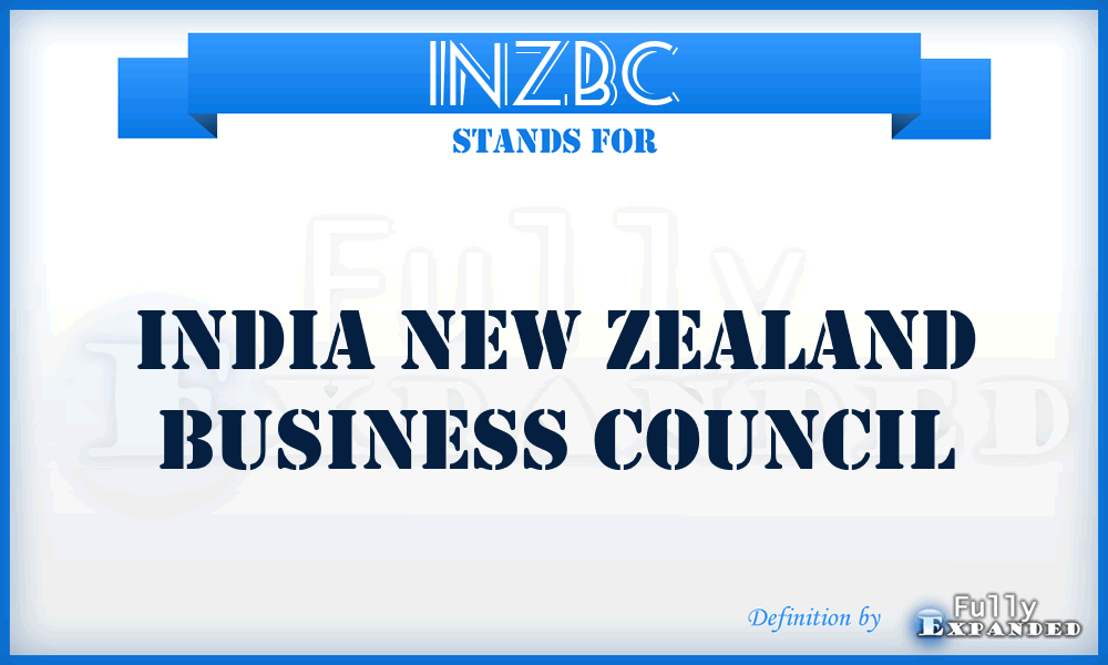 INZBC - India New Zealand Business Council