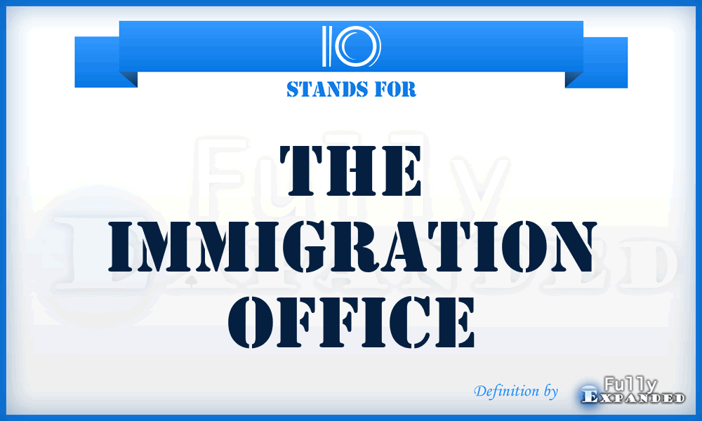 IO - The Immigration Office