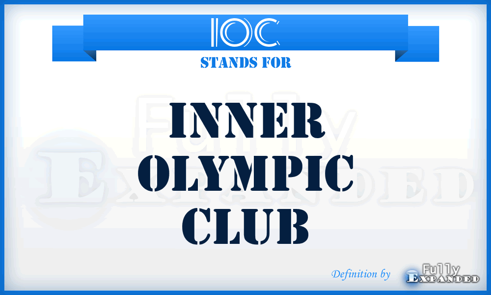 IOC - Inner Olympic Club
